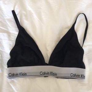 Calvin Klein triangle Bralette